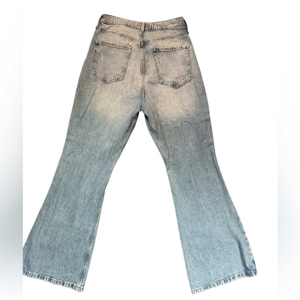 Garage Light Blue Distressed Flare Jeans sz 9 29 - Picture 2 of 3